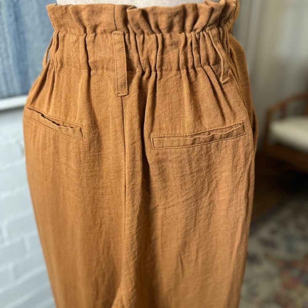 A New Day Brown Paperbag Waist Pants - Picture 13 of 14